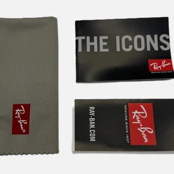 Ray-Ban Sunglasses RB2132 New Wayfarer Classic Black Frame Green G-15 Lens 55mm - Picture 6 of 6